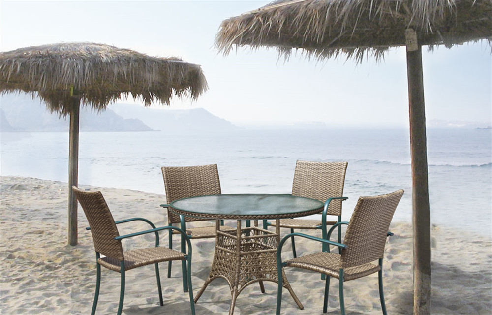 Rattan Chair & Tables